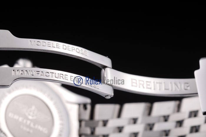 Breitling replica chrono chronographe acciaio dial panda imitazione copia - immagine 8