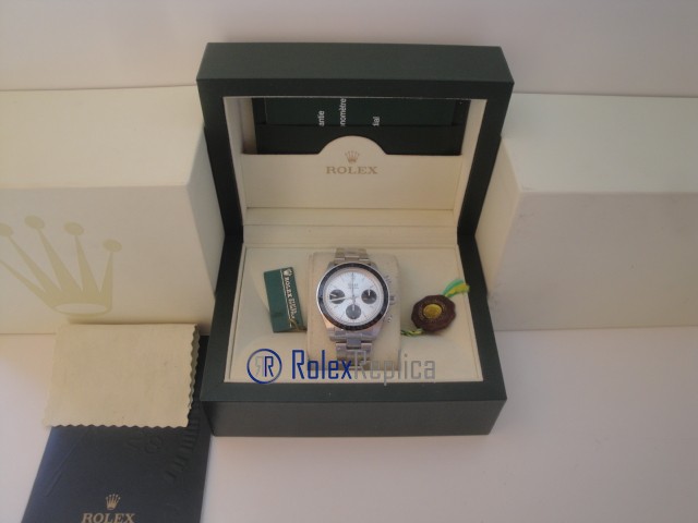 rolex replica daytona paulnewman 6263 argentèè dial vintage orologio replica copia - immagine 2