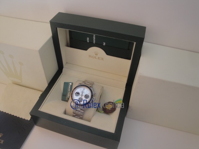 rolex replica daytona paulnewman 6263 argentèè dial vintage orologio replica copia - immagine 3