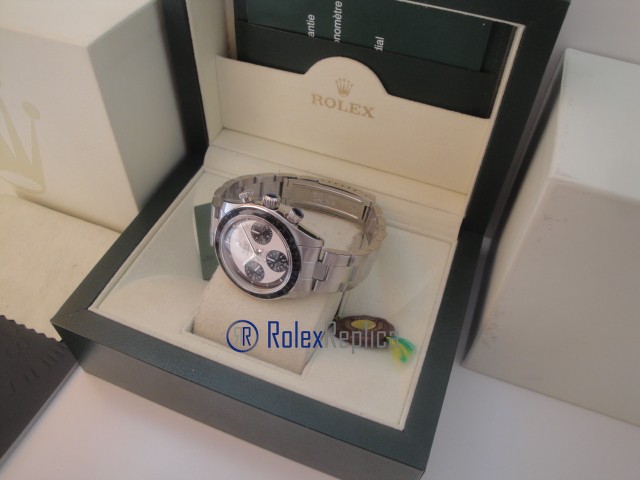 rolex replica daytona paulnewman 6245 white dial vintage orologio replica copia - immagine 8