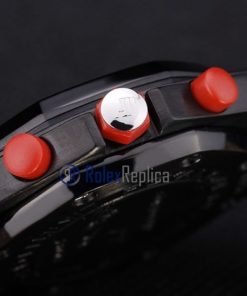 Alternative view of audemars piguet replica chrono offshore gommino pvd white strip leather imitazione copia