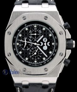 audemars piguet replica chrono offshore gp singapore 2008 strip leather imitazione copia