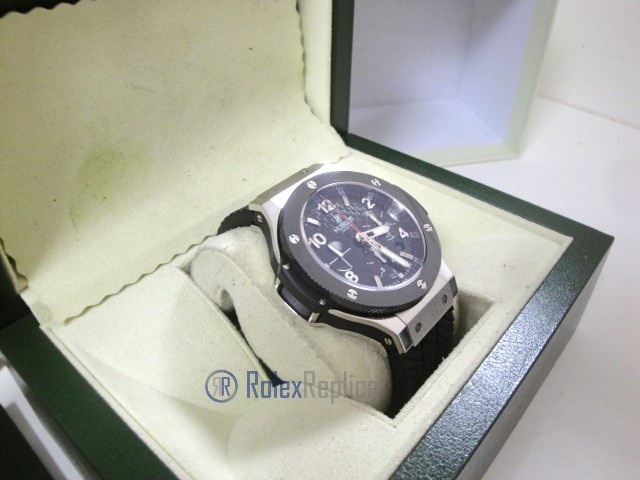 hublot replica big bang acciaio titanium ceramic strip rubber-b orologio copia - immagine 5