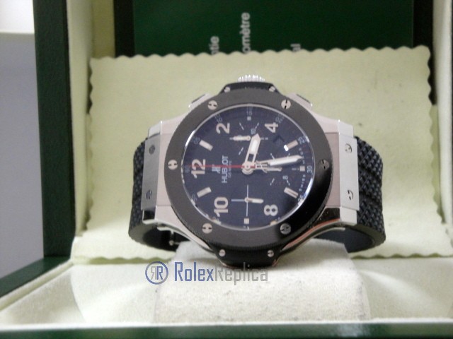 hublot replica big bang acciaio titanium ceramic strip rubber-b orologio copia - immagine 9