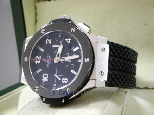 hublot replica big bang acciaio titanium ceramic strip rubber-b orologio copia - immagine 10