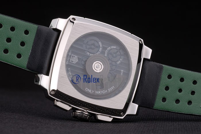 Tag-heuer replica gran carrera monaco strip rubber-b chrono acciaio imitazione copia - immagine 9