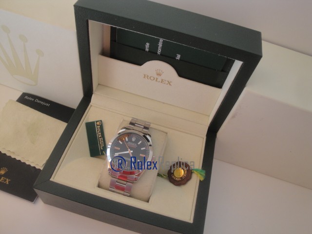 rolex replica milgauss black orologio replica copia lusso imitazione - immagine 3