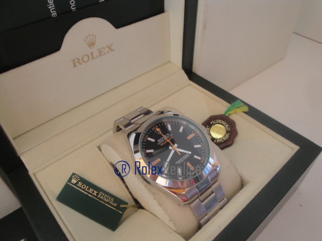 rolex replica milgauss black orologio replica copia lusso imitazione - immagine 5