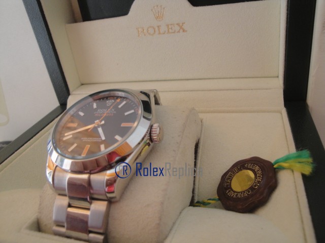 rolex replica milgauss black orologio replica copia lusso imitazione - immagine 6