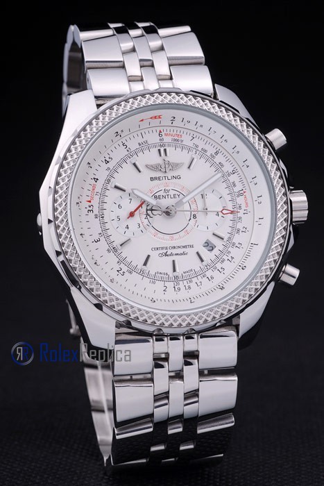 Breitling replica chrono acciaio navitimer white dial imitazione copia - immagine 4