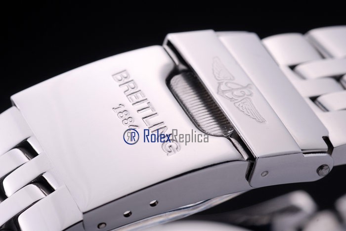 Breitling replica chrono acciaio navitimer white dial imitazione copia - immagine 11