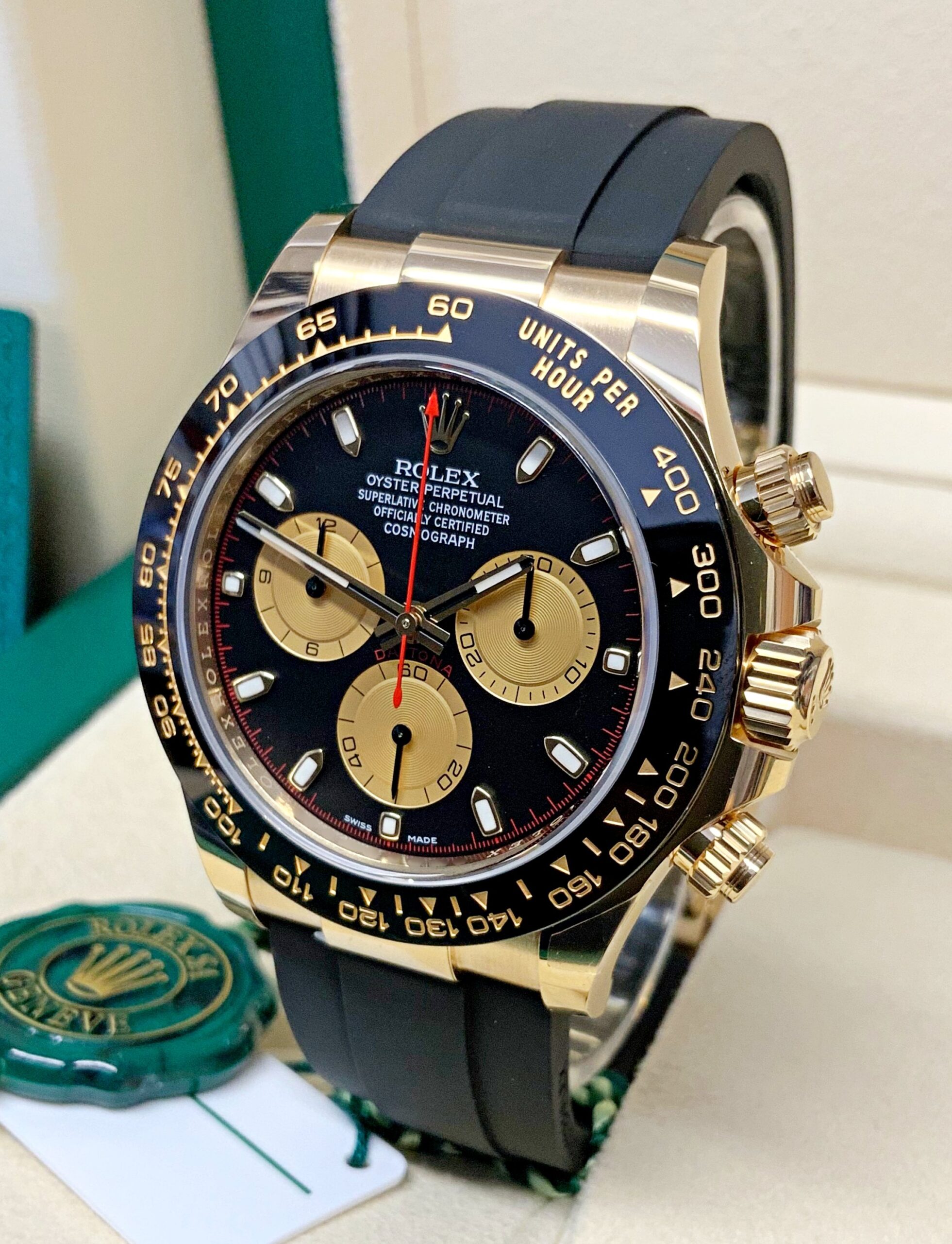 Rolex replica daytona 116518LN oysterflex newman dial - immagine 2