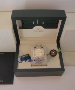 Alternative view of rolex replica datejust acciaio oro gold dial jubilèè orologio imitazione