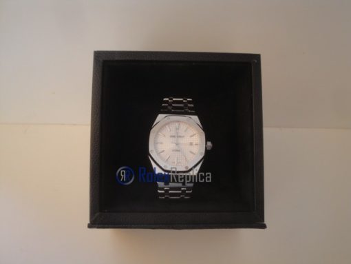 audemars piguet replica royal oak jumbo argentèè dial imitazione copia - immagine 2