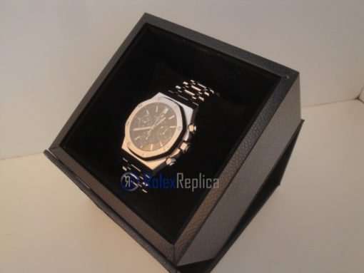 audemars piguet replica chrono royal oak blue dial imitazione copia - immagine 5