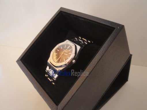 audemars piguet replica royal oak jumbo black imitazione copia - immagine 5