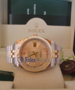 rolex replica datejust acciaio oro gold dial orologio imitazione
