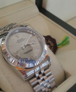 rolex replica datejust argento roman orologio imitazione