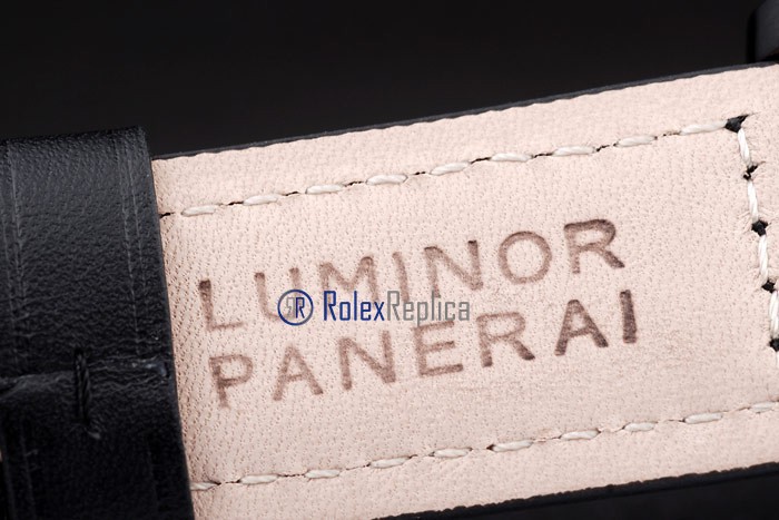 Panerai replica luminor daylight black dial chrono pro-hunter pvd strip leather imitazione copia - immagine 8