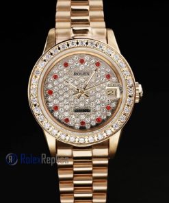 Alternative view of rolex replica datejust lady SARU orologio imitazione