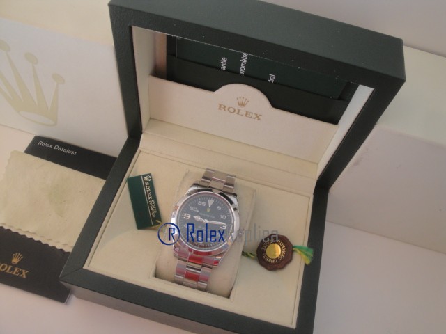 rolex replica airking new basilea black dial orologio replica copia - immagine 3