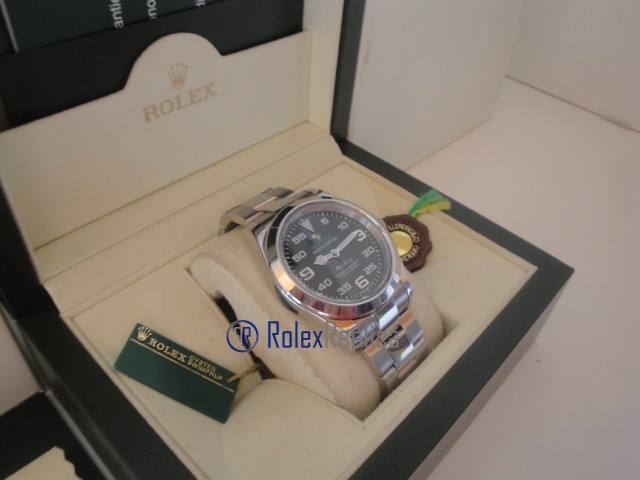 rolex replica airking new basilea black dial orologio replica copia - immagine 5
