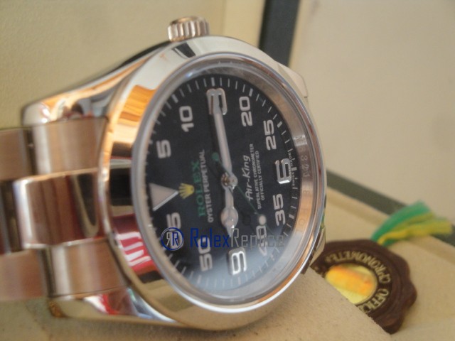 rolex replica airking new basilea black dial orologio replica copia - immagine 9