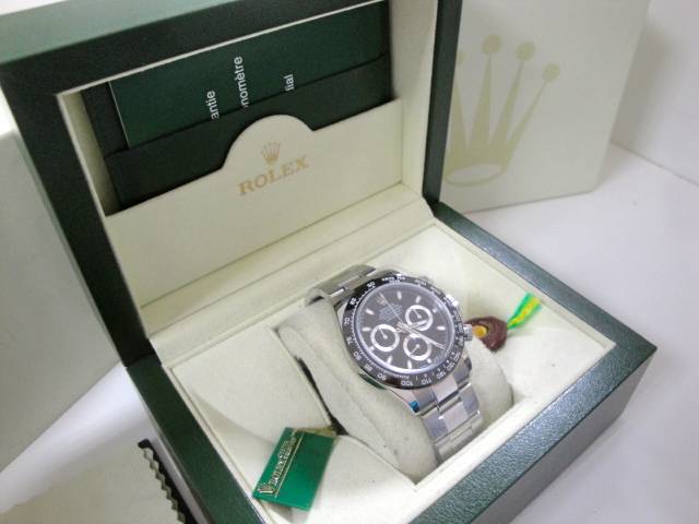rolex replica daytona crono ceramichon black 2016 orologio replica copia imitazione - immagine 4