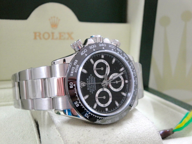 rolex replica daytona crono ceramichon black 2016 orologio replica copia imitazione - immagine 5