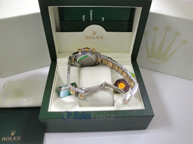 rolex replica daytona crono acciaio oro white dial orologio replica copia imitazione - immagine 2