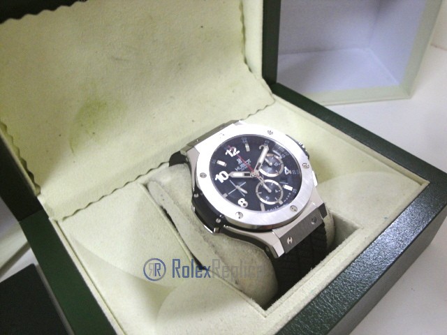 hublot replica big bang titanium acciaio strip rubber-b orologio copia - immagine 4