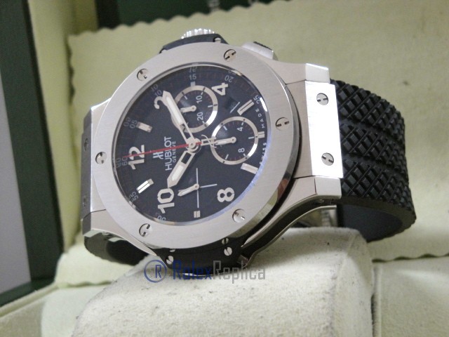 hublot replica big bang titanium acciaio strip rubber-b orologio copia - immagine 8