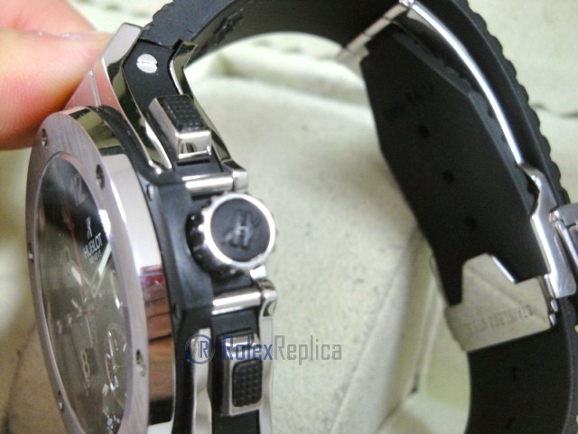 hublot replica big bang titanium acciaio strip rubber-b orologio copia - immagine 6