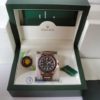 rolex replica yacht master I rose gold strip leather orologio replica