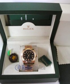 rolex replica daydate oro giallo black dial orologio replica copia imitazione