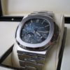 patek philippe replica nautilus 5712-1a blue dial skeletron acciaio orologio imitazione