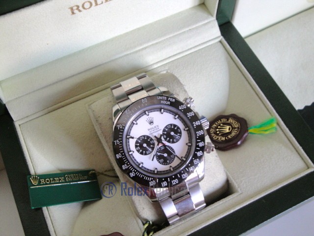 rolex replica daytona crono ceramichon new paul newman white dial orologio replica copia imitazione - immagine 6