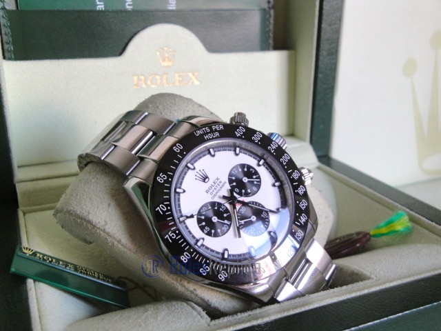 rolex replica daytona crono ceramichon new paul newman white dial orologio replica copia imitazione - immagine 7