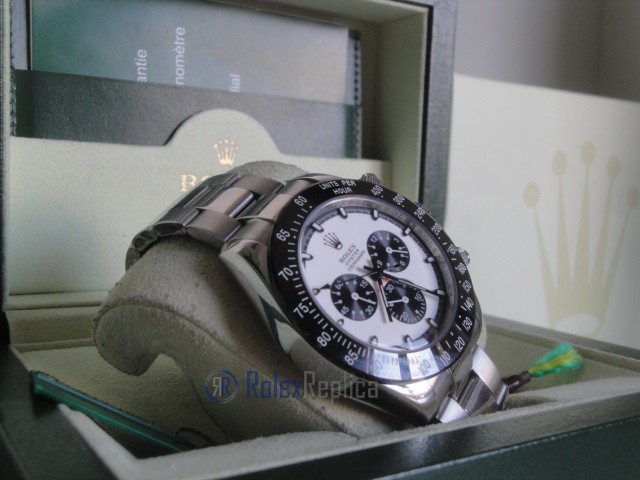 rolex replica daytona crono ceramichon new paul newman white dial orologio replica copia imitazione - immagine 8