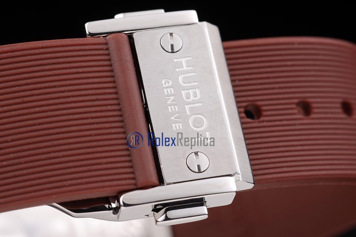 hublot replica big bang titanium white dial brown orologio copia - immagine 9