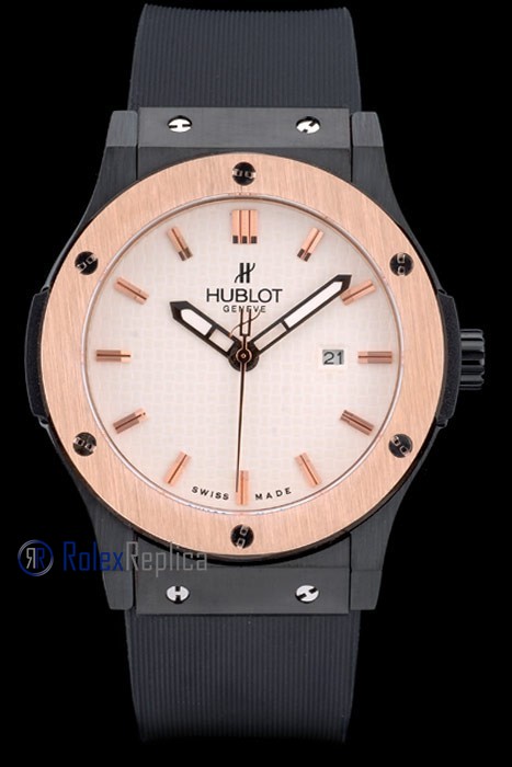 hublot replica big bang vendome rose gold white dial orologio copia - immagine 2