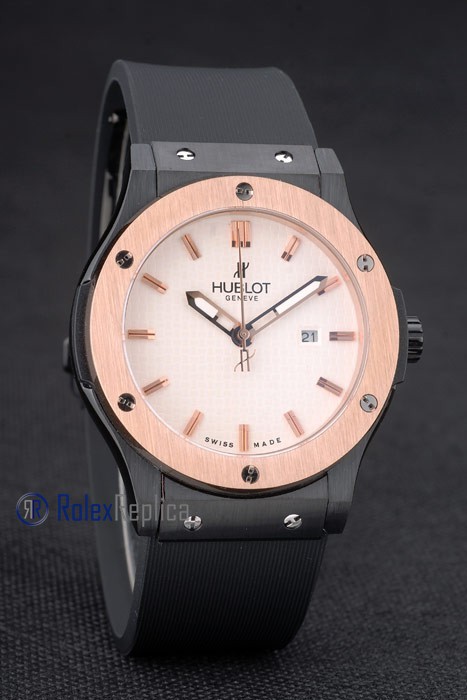 hublot replica big bang vendome rose gold white dial orologio copia - immagine 4