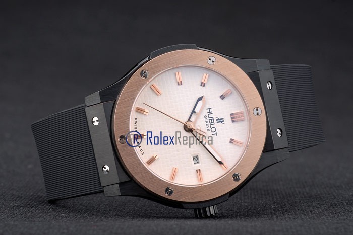 hublot replica big bang vendome rose gold white dial orologio copia - immagine 5