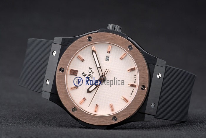 hublot replica big bang vendome rose gold white dial orologio copia - immagine 6
