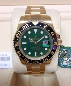 rolex replica GMT master II oro green dial ceramica orologio replica