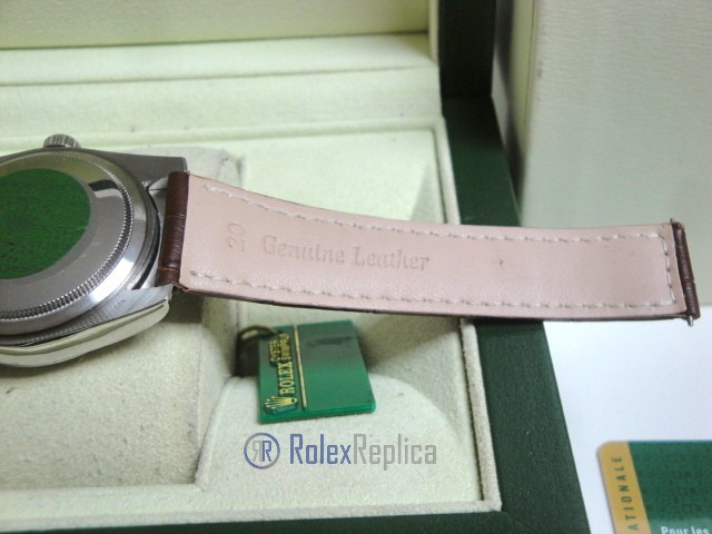 rolex replica daydate white gold charry strip leather orologio replica copia imitazione - immagine 9
