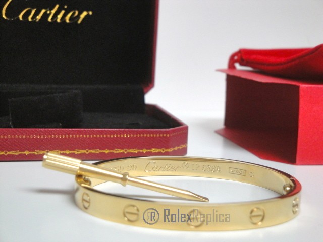Cartier replica gioiello bracciale love oro giallo - immagine 4