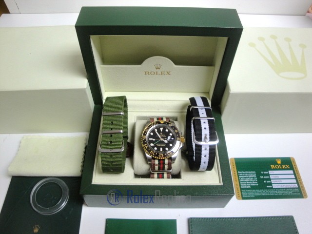 rolex replica GMT master II acciaio oro ceramica cordura by gucci orologio replica - immagine 3