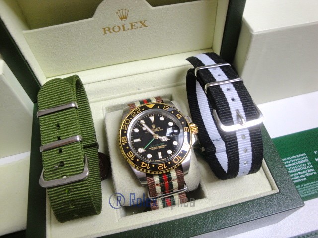 rolex replica GMT master II acciaio oro ceramica cordura by gucci orologio replica - immagine 5