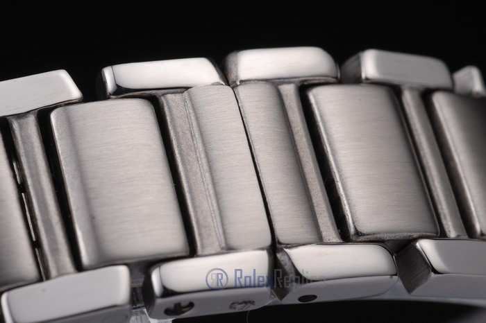 Cartier replica tank francaise acciaio white dial orologio imitazione perfetta - immagine 6